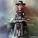 OOAK BJD кукла, Селин, 1/4, 41 см. В стиле стимпанк-рок. Шарнирная кукла. MariyaArtDolls Мария Громова. Интернет-магазин Ярмарка Мастеров.  Фото №2