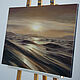 Order Painting 'Golden Sunset' oil on canvas 50h70 cm. vestnikova. Livemaster. . Pictures Фото №3