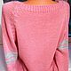 Джемпер женский вязаный с косами из шерсти. Джемперы. Sweater Star Вязание на заказ.. Ярмарка Мастеров.  Фото №4