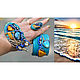 Sea breeze leather jewelry set with stones bracelet brooch ring, Jewelry Sets, Kursk,  Фото №1