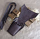 Leather bag for hairdresser bag leather. Crossbody bag. Lemberg Leather. My Livemaster. Фото №4