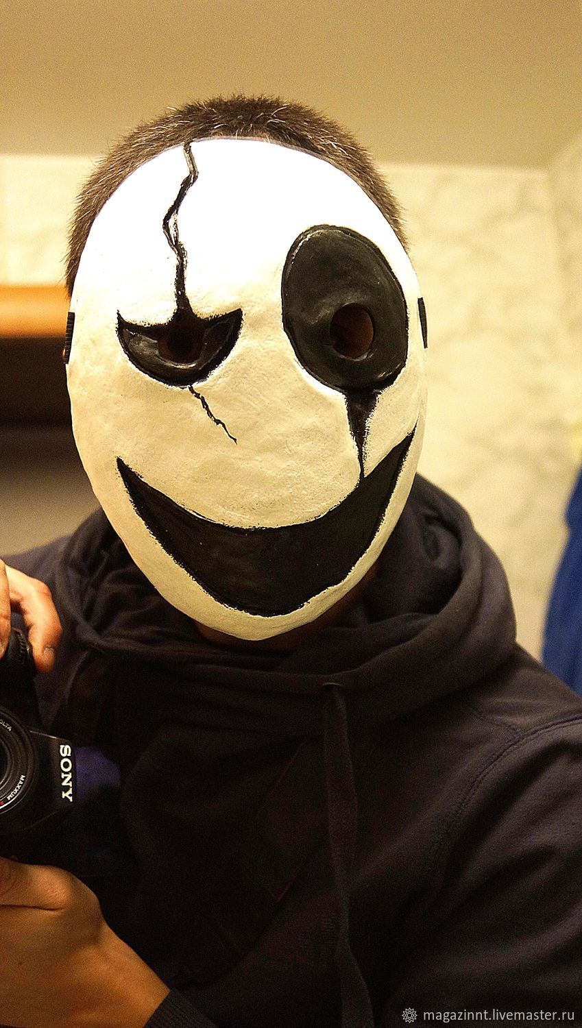 Маска Гастер Андертейл Gaster Undertale mask в интернет-магазине Ярмарка  Мастеров по цене 4999 ₽ – HJTERRU | Маски персонажей, Москва - доставка по  ...