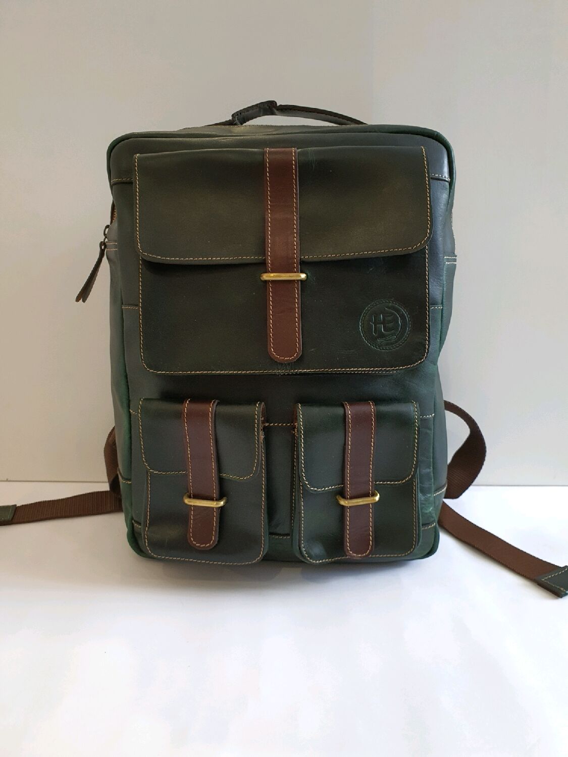 Рюкзак мужской кожаный – купить онлайн на Ярмарке Мастеров – RCOTIRU ...