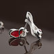 Earrings-ear-stud: Louboutin shoes, silver earrings, Stud earrings, Tver,  Фото №1