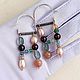 Twin earrings 'Gems option with fluorite '. Earrings. Ekart Ekaterina Dmitrieva. My Livemaster. Фото №4