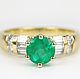 1.55tcw 14K Emerald Engagement Ring, AAA+ Colombian Emerald Ring, Fine, Rings, West Palm Beach,  Фото №1