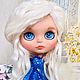 Кукла блайз кастом custom Blythe натуральные локоны. Шарнирная кукла. Мастерская подарков Елены Смирновой. Ярмарка Мастеров.  Фото №12