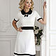 Order Dress 'University white'. Designer clothing Olesya Masyutina. Livemaster. . Dresses Фото №3