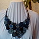 Necklace 'Denim-xl.!'. Necklace. Nadezda-L. Online shopping on My Livemaster.  Фото №2