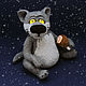 The wolf 'Now I'll sing!' from the m/f ' Once upon a time there was a dog', Felted Toy, St. Petersburg,  Фото №1