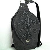 Сумки и аксессуары handmade. Livemaster - original item Elf Leaf Backpack. Handmade.