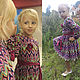 Order Same dress for the girl and her doll. DEKORYULECHKA. Livemaster. . Dresses Фото №3