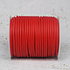 Order Rubber Cord 3mm Red 50cm Silicone Cord Hollow for Necklace. agraf. Livemaster. . Cords Фото №3