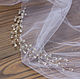 Wedding hair decoration / Wreath / Diadem, Bridal Tiara, Moscow,  Фото №1