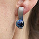 Серьги "Stellar" S-009. Серьги классические. Regaliz. Интернет-магазин Ярмарка Мастеров.  Фото №2