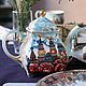 The tea pot porcelain 'Old town', Teapots & Kettles, Moscow,  Фото №1