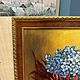 Картина маслом, цветы «Натюрморт с гортензией» 50х35. Картины. Картины маслом  Prostokartina (prostokartina). Ярмарка Мастеров.  Фото №5