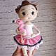 Кукла балерина, танцовщица с фламинго. Амигуруми куклы и игрушки. Moimir7787. Ярмарка Мастеров.  Фото №6