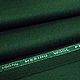 Ткань костюмная из 100% шерсти цвет темно-зеленый Италия, Ткани, Москва,  Фото №1