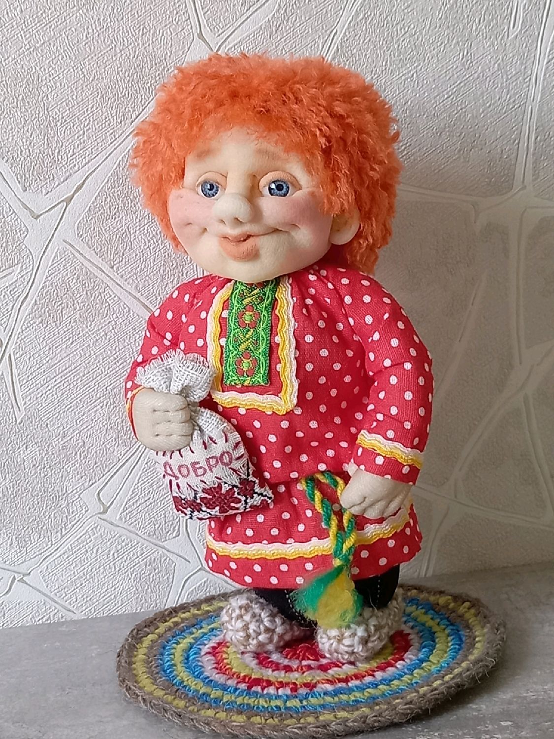 ГНОМ, ДОМОВОЙ ИЗ КАПРОНА. САМЫЙ ПРОСТОЙ СПОСОБ СДЕЛАТЬ ЛИЦО КУКЛЫ. | Greta Dolls | Дзен