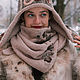 Шаль-бактус "Сухоцветы". Косынки. blossom_yarn. Интернет-магазин Ярмарка Мастеров.  Фото №2