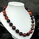 Women's beads made of natural sardonyx stones. Beads2. naturalkavni. My Livemaster. Фото №5