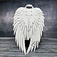 Women's leather backpack white 'Angel Wings', Backpacks, Moscow,  Фото №1