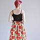 Order Skirt Poppies organic cotton. Skirt Priority (yubkizakaz). Livemaster. . Skirts Фото №3