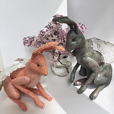 Куклы и игрушки ручной работы. Ярмарка Мастеров - ручная работа Зайчик с крыльями, арт-декор. Handmade.