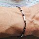 Bracelet with hematite and spinel. Bead bracelet. Marina Khvo. Online shopping on My Livemaster.  Фото №2
