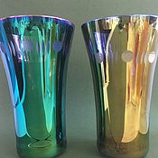 Винтаж handmade. Livemaster - original item Two beautiful glasses of the USSR 2 pieces Soviet. Handmade.