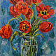 Red tulips. Pictures. Natalia Novozhilova. Online shopping on My Livemaster.  Фото №2