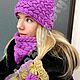 Set of knitted hat and Snood Mini Marshmallows, Headwear Sets, Moscow,  Фото №1