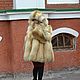coat. Coat from fur of the Siberian red Fox hooded. Fur Coats. Zimma. My Livemaster. Фото №4