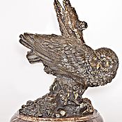 Для дома и интерьера handmade. Livemaster - original item Owl bronze sculpture. Handmade.