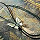 Butterfly bolo tie with shell (Mother of Pearl). Ties. Neformal-World (Alexander Rusanov). Ярмарка Мастеров.  Фото №4