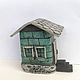 Garden miniature Village house (small house for a garden). Decoration for flower pots. magic stick. Online shopping on My Livemaster.  Фото №2