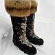 Boots ' Beauty Of Siberia'. Felt boots. wool gifts. My Livemaster. Фото №4
