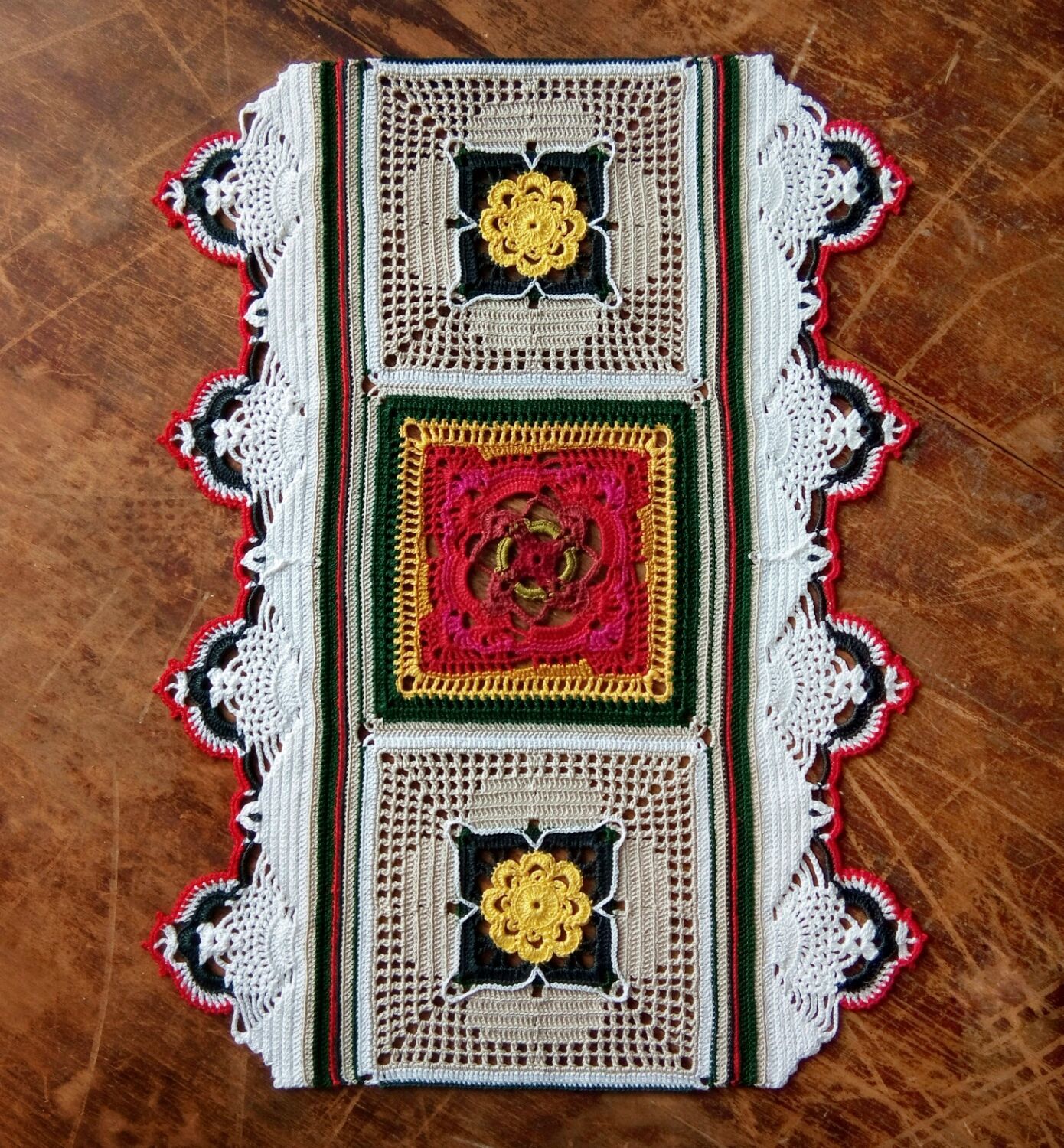 Crocheted napkin 'Royal path', Doilies, St. Petersburg,  Фото №1