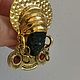 Винтаж: ВИНТАЖ СТИЛЬ Брошь Мавр Blackamoor. Брошь-булавка. Vintage & Jewelry by Ev. Ivanovskaia. Ярмарка Мастеров.  Фото №4