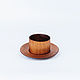 Order Coffee steam from the Siberian Cedar (Cup saucer) NC20. ART OF SIBERIA. Livemaster. . Mugs and cups Фото №3