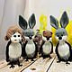  hare plus sparrow (zayebushek). Interior doll. Natalia Smolkina Vyazanka (Vjzanka). My Livemaster. Фото №6