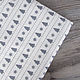 Ткань лен натуральный 50х50  см,  Елка, серебро, 1243