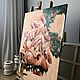 Современная картина "Фламинго" 90*120 см. Картины. Валерия Ищенко. Ярмарка Мастеров.  Фото №6