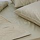 Order Cotton bedding. Satin bedding. Linen duvet cover set. Daria. Unique linen bedding sets. Livemaster. . Bedding sets Фото №3