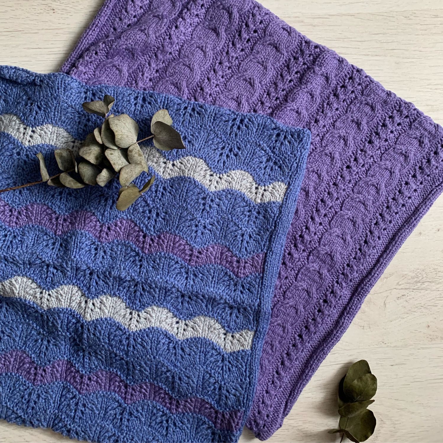 Комплект вязаных наволочек на интерьерные подушки в интернет-магазине ...