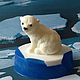 Soap Bear Umka on an ice floe, Soap, Moscow,  Фото №1