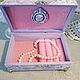 Jewelry Box Lavender Heart. Jewelry storage. Dekupaj from Elen Kor. Online shopping on My Livemaster.  Фото №2