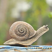 Для дома и интерьера handmade. Livemaster - original item Mini Snail Made of Concrete Flower Pot Decor. Handmade.
