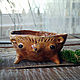  Ceramic hedgehog, saucepan. Bowls. alisbelldoll (alisbell). My Livemaster. Фото №5
